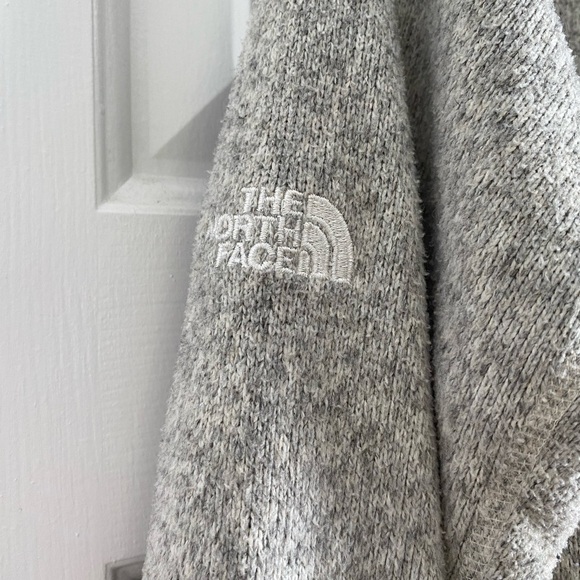 The North Face quarter-zip hoodie sweatshirt size small grey color - Picture 6 of 7